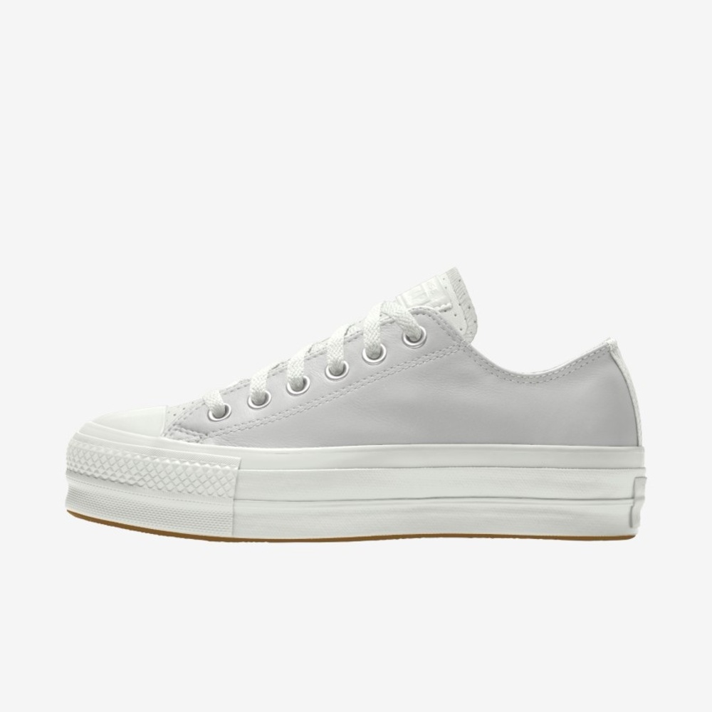 CONVERSE Leather Platform Chuck Taylors ~ SZ 11